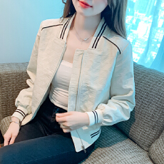批发小香风棒球服外套女春秋2026春款休闲小个子女士短款菱格夹克上衣