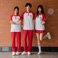批发我爱中国短袖polo衫诗歌朗诵表演团体服国庆爱国主题t恤男女同款