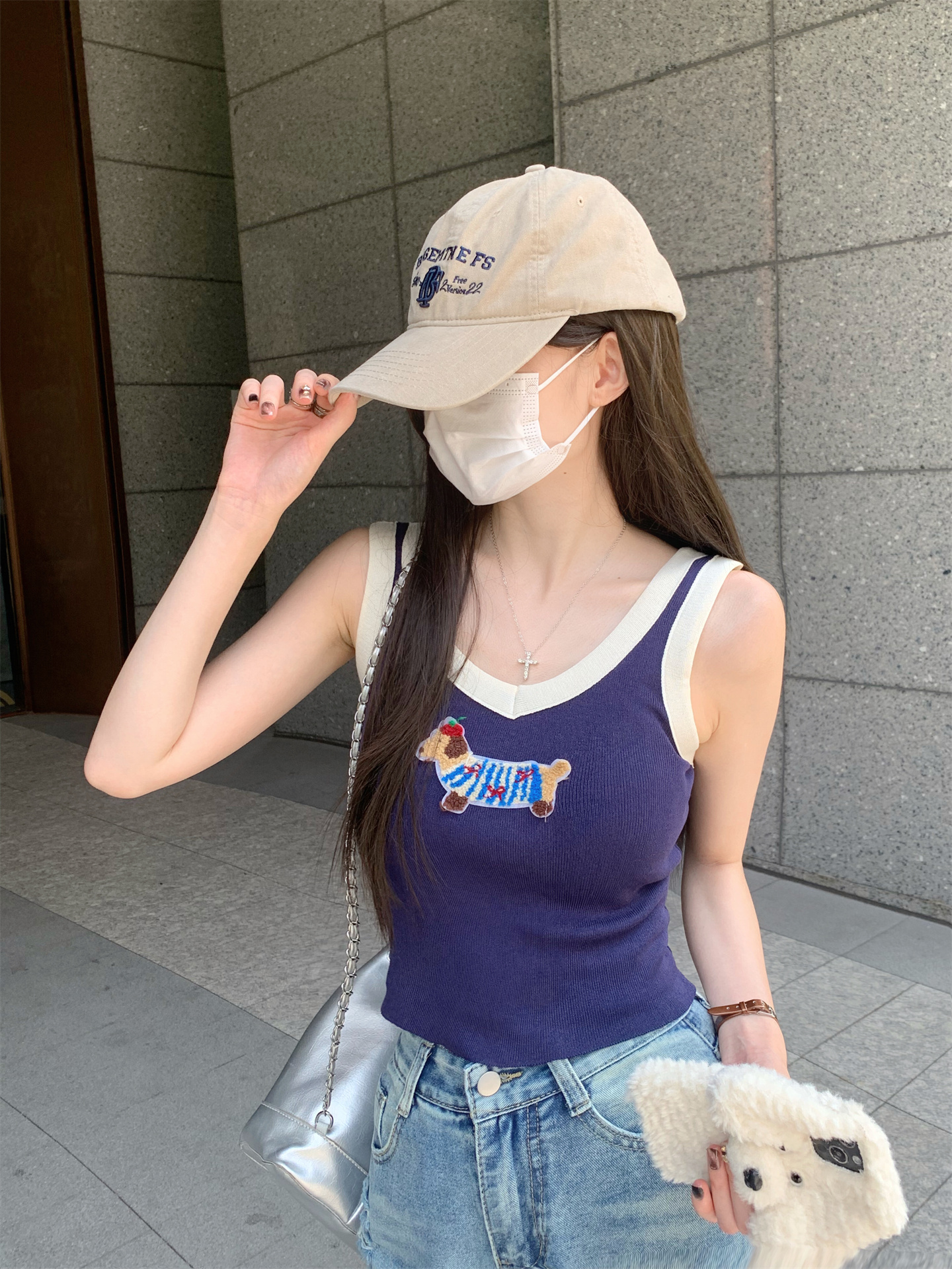 MY11400# 小吊带针织背心女夏季外穿内搭无袖上衣女裝貨源服裝批發