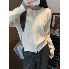 批发实拍实价韩版氛围感假两件拼接设计针织<b class='q'>开衫</b>女小个子<b class='q'>外</b>搭上衣