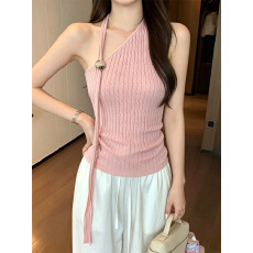 批发实拍实价<b class='q'>泰国</b>绝美小吊带背心女夏设计感外穿独特漂亮无袖上衣