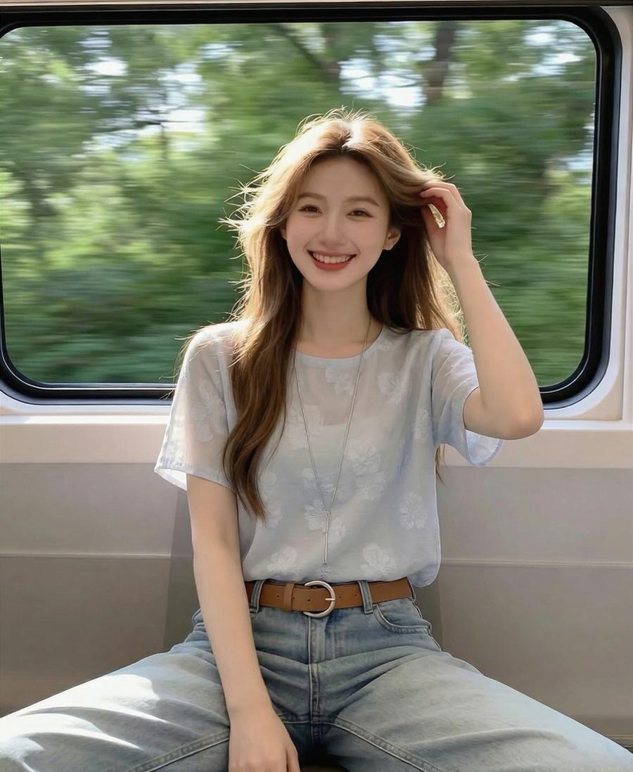 레트로 Chic 자카드 여성 셔츠 2026 여름 새로운 루즈핏 패션 작은 키 다용도 쉬폰 블라우스 맨위 트렌디