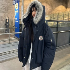 批发黄子弘凡同款ICEBAD原WRKSOUT连帽毛领派克棉服复古保暖