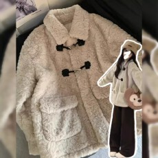 批发毛毛外套羊羔毛羊羔绒加厚上衣女早秋冬季2025新款韩系毛绒绒穿搭