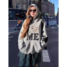 批发官图 实价 仿棉华棉复合-薄款310g加绒400g 连帽卫衣女秋冬