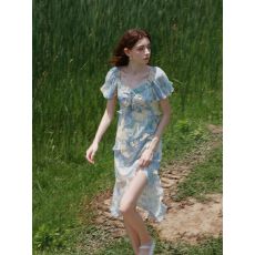 批发2026年学院风假两件小众连衣裙女春季法式复古教资面试穿搭<b class='q'>长裙</b>