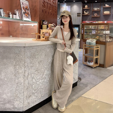 批发糯米套<b class='q'>装</b>女春秋假两件<b class='q'>韩版</b>宽松显瘦时尚休闲连帽卫衣长<b class='q'>裤</b>两件套潮