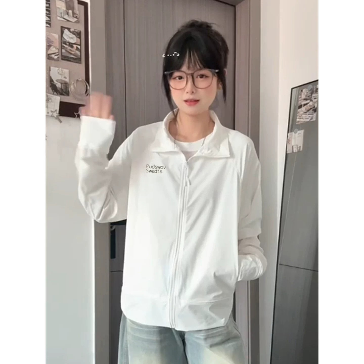 2026 새로운 화이트 자외선 차단 의류 여성 코트 여름 에어컨 셔츠 차가운 센스 자외선 차단 복 작은 키 긴팔 태양 보호 셔츠
