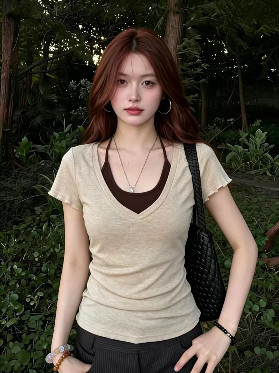 40 면 1 1 오스트리아 세대 서울 220 그램 달콤함 부드러운 핑크색 소녀 센스 도트 무늬 반팔