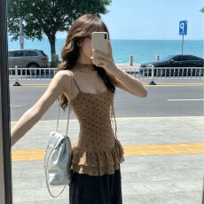 批发官图实价亚麻风<b class='q'>蕾丝</b>吊带背心薄款自带胸垫美背显瘦内搭打底上衣