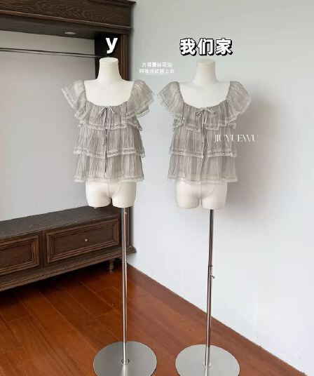 광장 칼라 레이스 레이스 패치워크 순수한 욕망 센스 맨위