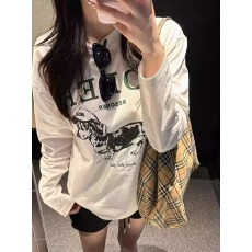 批发官图 21支纯棉-210克 秋装<b class='q'>长袖</b><b class='q'>T</b><b class='q'>恤</b>女宽松上衣印花