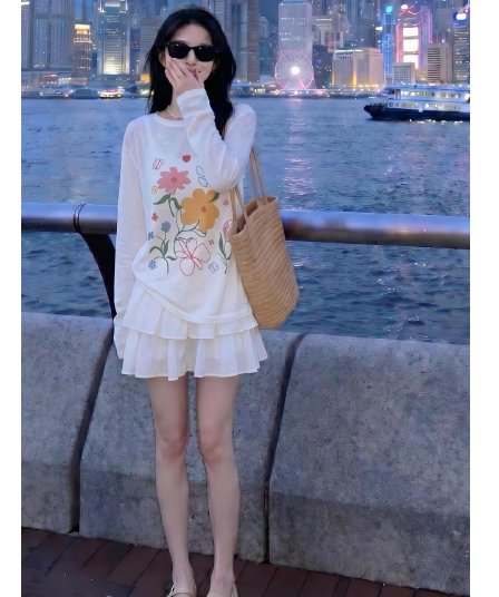 여름 달콤한 핫걸 마이크로 ~을 통해 얇은 스타일 자외선 차단 블라우스 맨위 느긋한 바람 루즈핏 긴팔 에어컨 셔츠 긴팔 티셔츠 여성