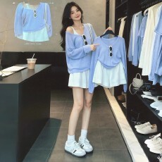 批发慵懒松弛感穿搭防晒罩衫短<b class='q'>裤</b>巨好看度假风<b class='q'>T</b><b class='q'>恤</b>