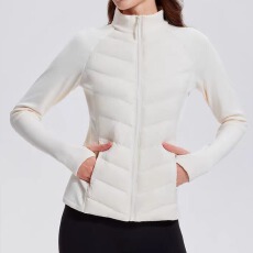 批发运动棉服女秋冬季<b class='q'>户外</b>防风保暖跑步骑行衣轻薄<b class='q'>修身</b>内胆健身外套