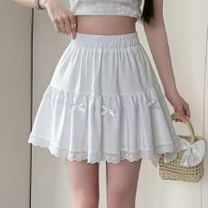 批发白色蛋糕裙<b class='q'>半身裙</b>女2026新款春夏A字裙高腰<b class='q'>短裙</b>伞裙蓬蓬半裙裙子