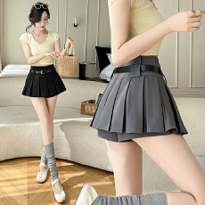 批发辣妹西装百褶裙女2026<b class='q'>夏季</b>新款高腰显瘦气质半身裙小个子a字短裙