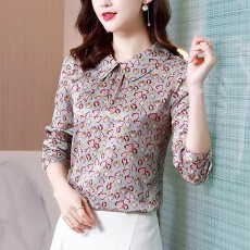 批发杭州重磅<b class='q'>真丝</b><b class='q'>衬衫</b>女2025秋季新款正宗桑蚕丝长袖<b class='q'>衬衣</b>时尚气质上衣