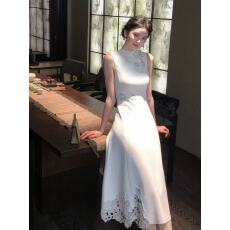 批发【1.07 20:00pm上新】【簪上雪】定位蕾丝针织裙