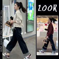 批发<b class='q'>欧美</b>炸街<b class='q'>套装</b>穿搭2025秋冬高级感别致短款外套高腰垂感阔腿裤