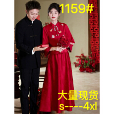 批发<b class='q'>敬酒</b>服新娘2025新款秀禾服当天便装新中式订婚<b class='q'>礼服</b>大码胖mm回门服