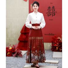 批发马面裙<b class='q'>敬酒</b><b class='q'>服</b><b class='q'>新娘</b>结婚礼<b class='q'>服</b>订婚高级感婚礼平时可穿秋