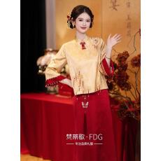 批发<b class='q'>敬酒</b>服新娘2026新款中式订婚<b class='q'>礼服</b>裙高端大气结婚答谢宴套装
