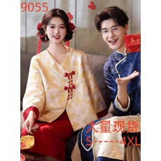 批发新中式<b class='q'>敬酒</b>服大码胖mm订婚回门<b class='q'>礼服</b>绝美秀禾服新娘结婚遮肚子