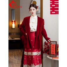 批发三件套新中式马面裙婚<b class='q'>服</b>汉<b class='q'>服</b>套装订<b class='q'>婚礼</b><b class='q'>服</b>新娘<b class='q'>敬酒</b><b class='q'>服</b>出阁<b class='q'>服</b>秋冬