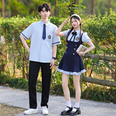 批发2026年新款情侣装班服表演服毕业季成人礼 女连衣裙75 男套装60