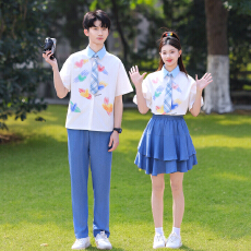 批发2026情侣装班服校服女70男65