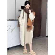 批发韩国东大门<b class='q'>长款</b><b class='q'>开衫</b>外套秋冬新款韩版宽松学生<b class='q'>针织</b>衫蓝色毛衣女外