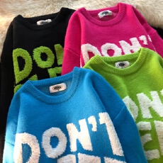 批发软糯系复古日系毛衣女秋冬宽松<b class='q'>韩版</b>慵懒风高级感设计感小众针织衫