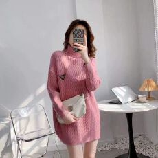 批发堆堆领毛衣女2025秋冬新款<b class='q'>韩版</b>宽松简约慵懒风套头针织衫外穿潮