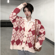 批发韩版简约洋气双拉链连帽针织开衫外套秋冬新款显瘦学院风减龄上衣