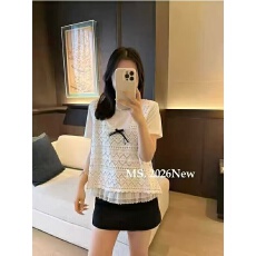 批发钩花镂空背心马甲女叠穿夏季<b class='q'>大码</b>胖mm巨好看短款无袖上衣外搭罩衫