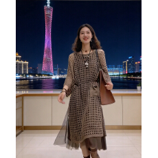 批发<b class='q'>韩国</b>东大门中长款镂空针织开衫女慵懒风外搭毛衣外套防晒上衣