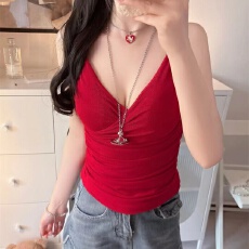 批发纯欲性感V领吊带背心<b class='q'>连衣裙</b>女芭蕾风蕾丝屁帘拼接修身显瘦上衣