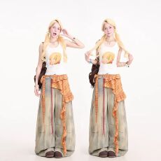 批发废土泥染弯刀牛仔裤女2026新款美式做旧解构阔腿裤新款水洗<b class='q'>休闲裤</b>