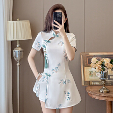 批发实拍 新中式改良旗袍新款温柔年轻款气质高端少女<b class='q'>连衣裙</b>套装