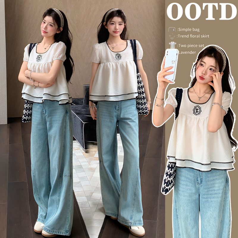 실사 지금 임산부 블랙 장미 자수 레이스 맨위 이중층 플러스 금액 주간 실크 고급 센스 화이트 거품 소매