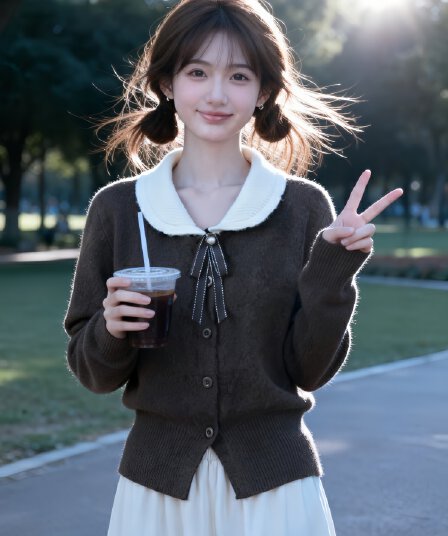 2026 가을 겨울 한 부서 부드러운 바람 자이언트 잘 생긴 ~ 중 폴로 칼라 니트 스웨터 작은 키 착용 가져 가라. 연령 감소 아름다운 맨위 트렌디