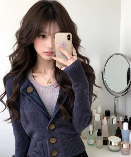 한 부서 느긋한 바람 고급 센스 스웨터 여성 코트 가을 겨울 2026 새로운 작은 키 새로운 오픈 가디건 니트 맨위