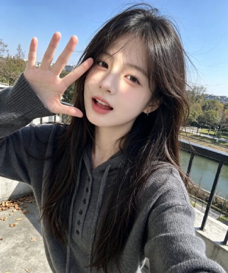 한국 스타일 디자인 센스 부서 버클 후드 긴팔 니트 스웨터 여성 2026 가을 새로운 느긋한 센스 캐주얼 다용도 맨위