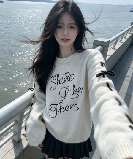 느긋한 바람 디자인 센스 알파벳 자수 스웨터 2026 가을 겨울 새로운 디자인 센스 작은 대중 고유 한 니트 맨위 트렌디