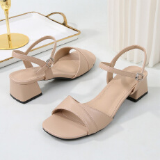 批发2025新款夏季<b class='q'>简约</b>气质凉鞋女鞋外穿软皮货号