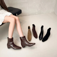 批发2025<b class='q'>秋</b>冬新款内增高马丁靴女短靴货号