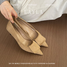 批发2026<b class='q'>春</b>季新款尖头单鞋女鞋浅口外贸女鞋货号