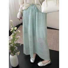 批发2026早秋新款韩版宽松显瘦蕾丝镂空A字半身裙女中长款裙子