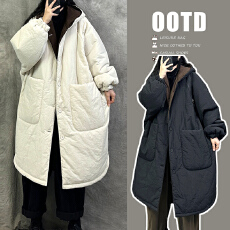 批发连帽加厚棉衣棉服2025新款冬季棉袄保暖显瘦不臃肿宽松孕妇棉服